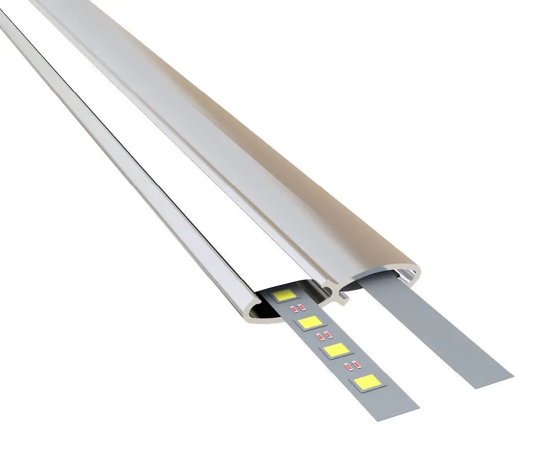 12X38 ÇİFT KANALLI AVİZE LED PROFİLİ Yiğit Alüminyum