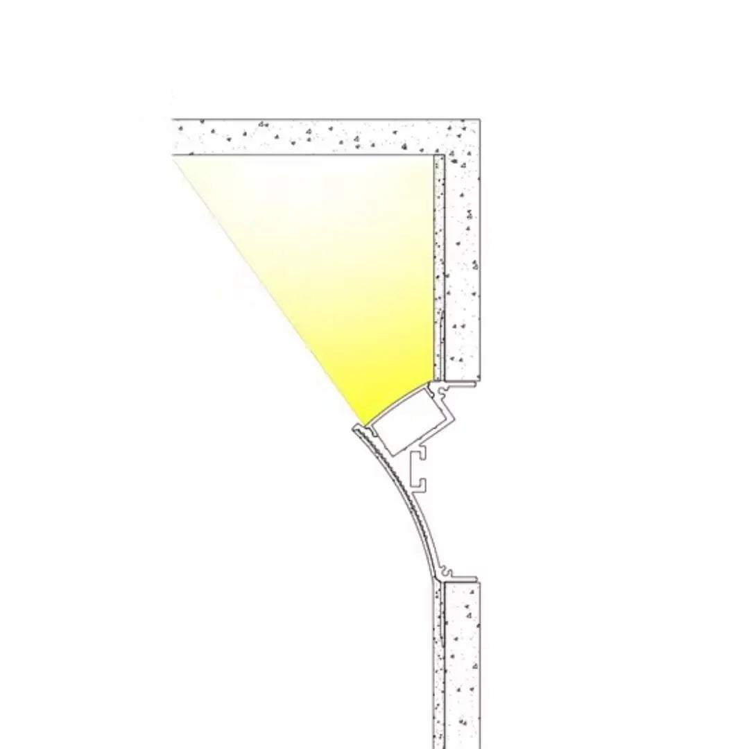 Trimless İndirekt Sıva Altı LED Profili - Yiğit Alüminyum