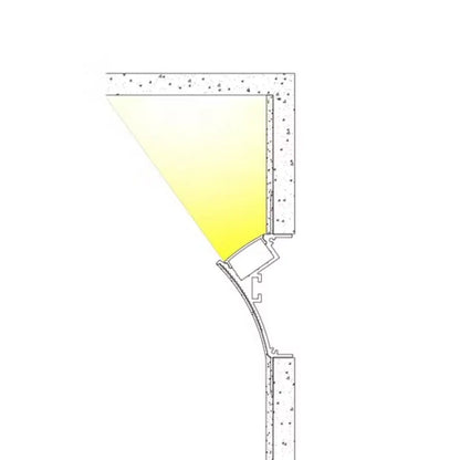 Trimless İndirekt Sıva Altı LED Profili - Yiğit Alüminyum